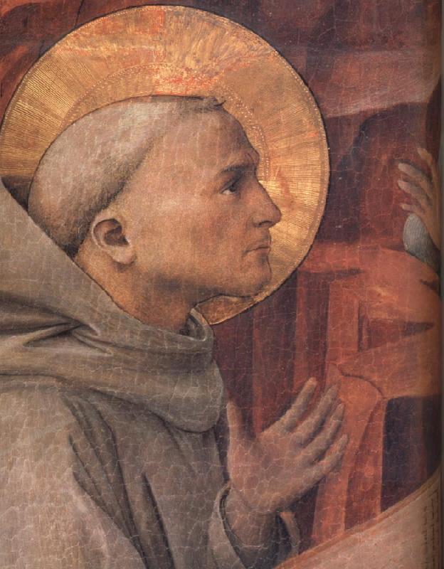 Fra Filippo Lippi Details of St Bernard's Vision of the Virgin oil painting picture